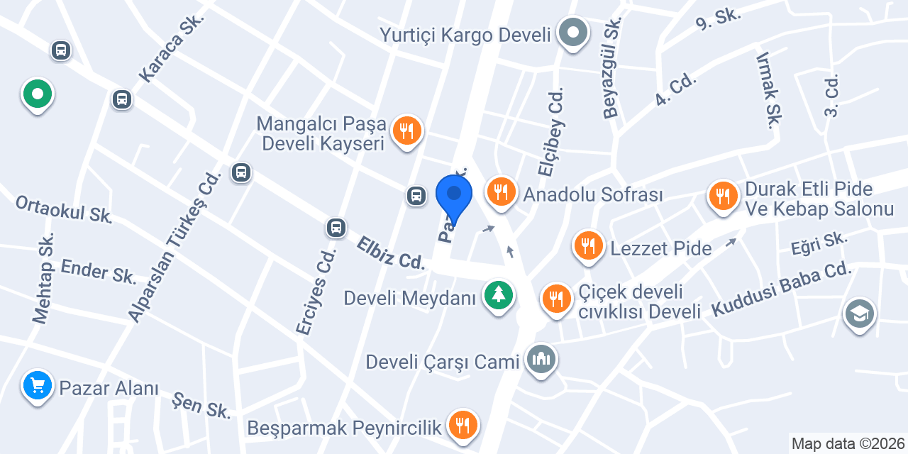 Yılmaz Reklam konumu