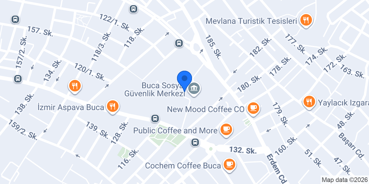 Sgk İzmir Buca Yerleşkesi konumu