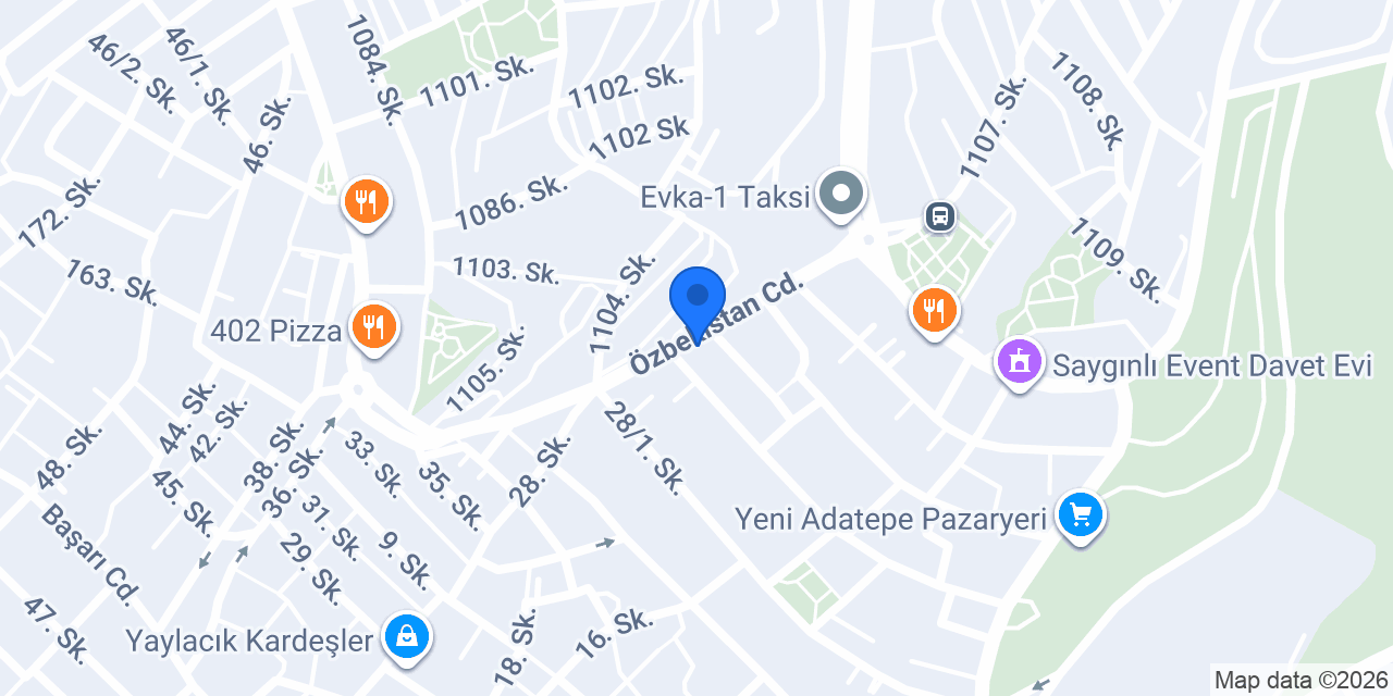 Terzi Adem Usta konumu