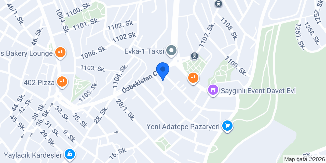 Kuaför İnci konumu
