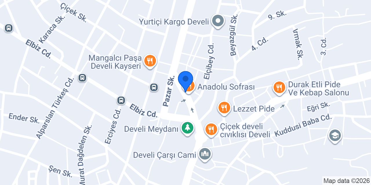 İnci Pastanesi konumu
