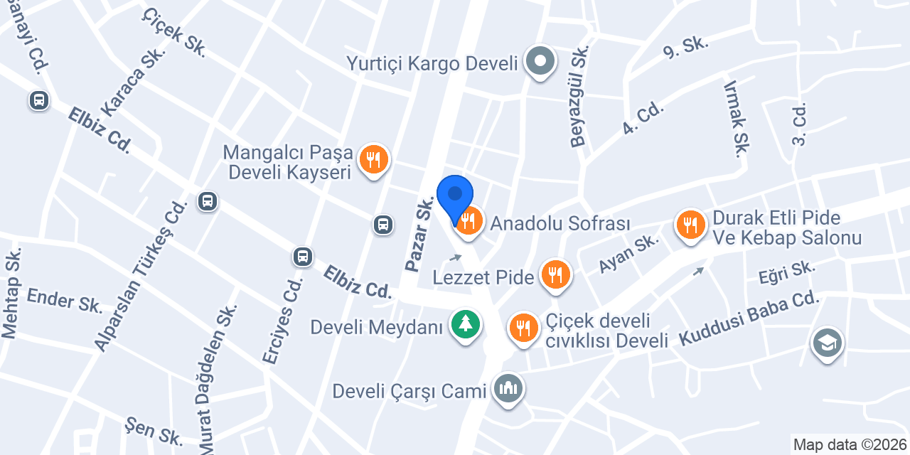 Köşk Mobilya konumu