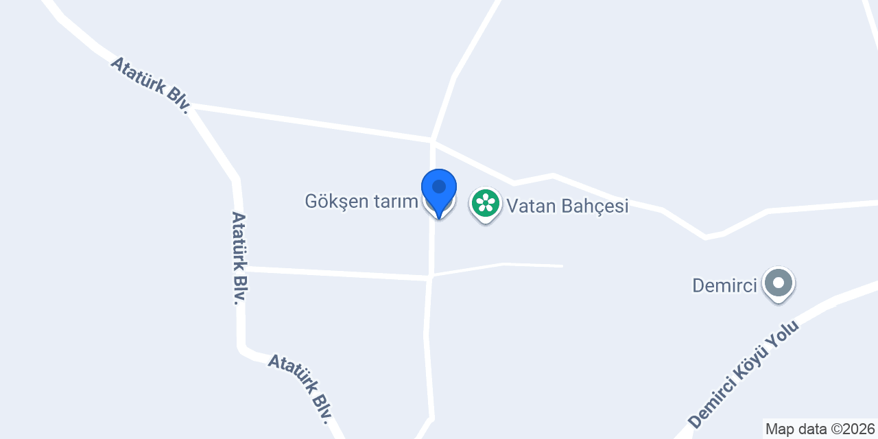 Gökşen tarım konumu