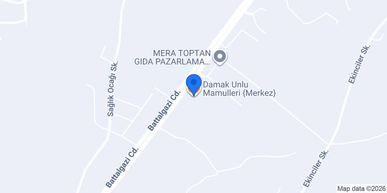 Damak Unlu Mamulleri {Merkez} konumu