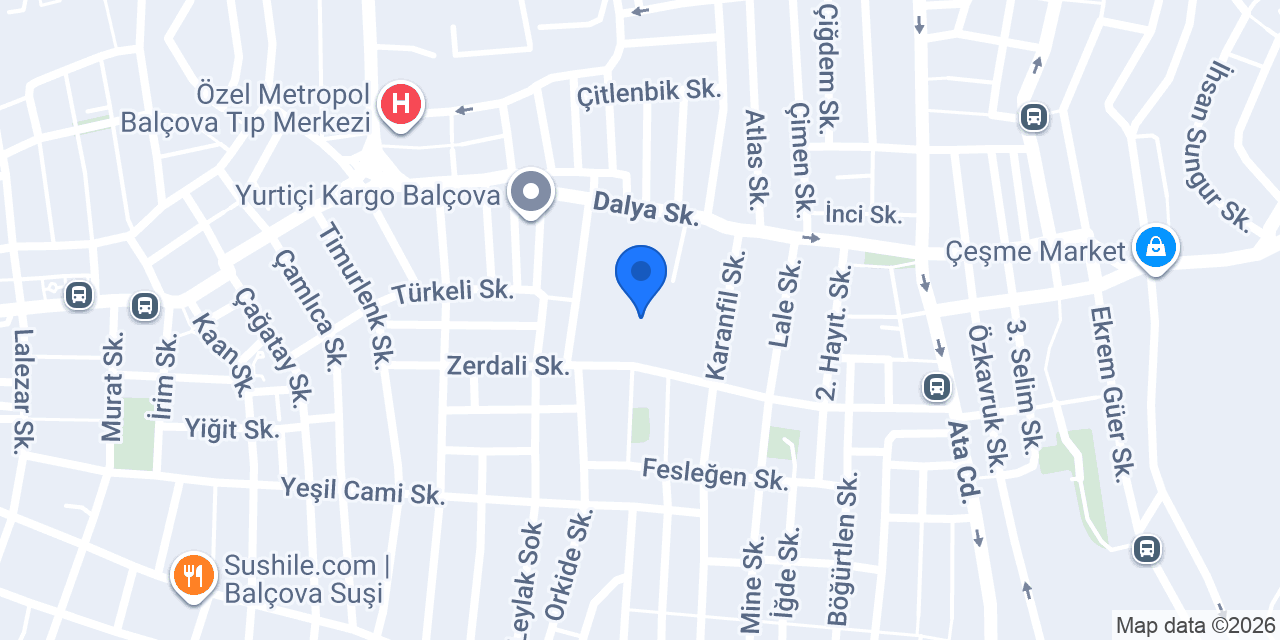 Balçova Anadolu Lisesi konumu