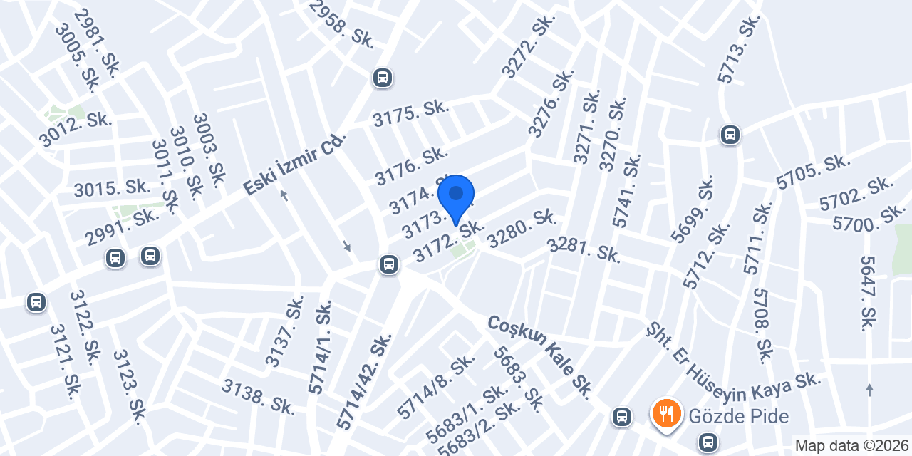 Izmir minder dikim konumu