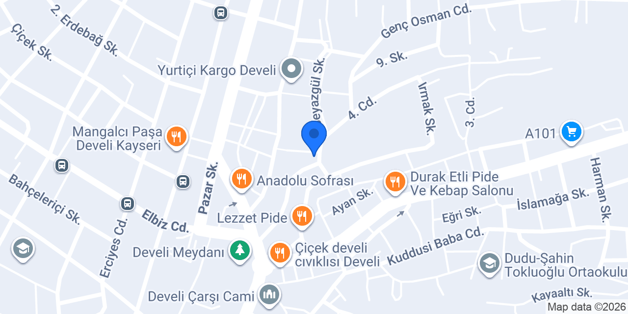 Savaş Sürücü Kursu konumu