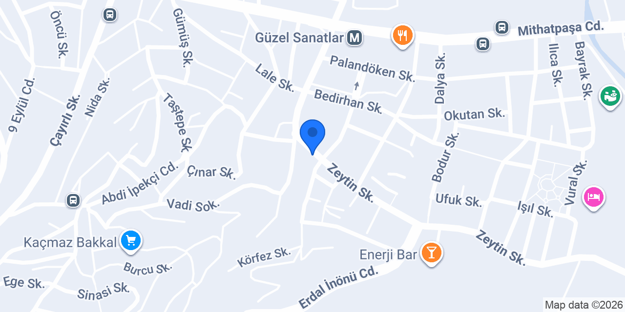 Gül Prime Training Studio konumu