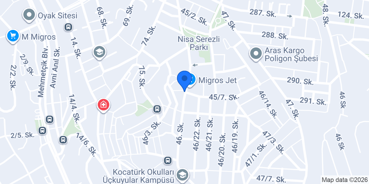 Günsal Teknik Servis konumu