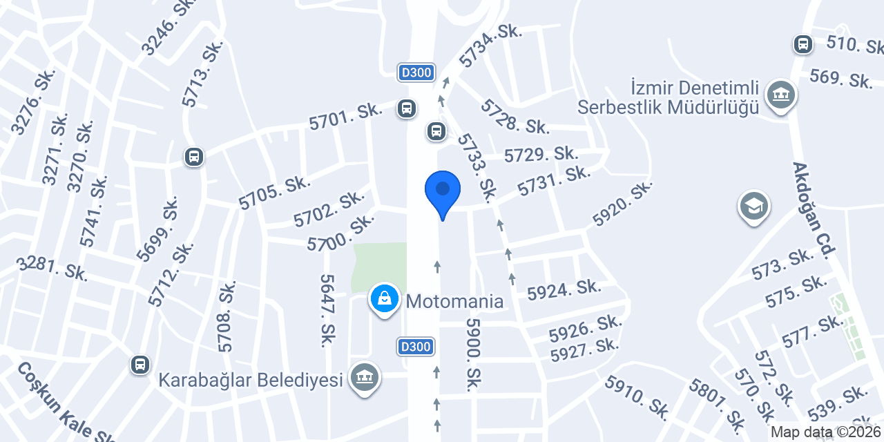 Çamsan İzmir Egeçam Parke Karabağlar konumu