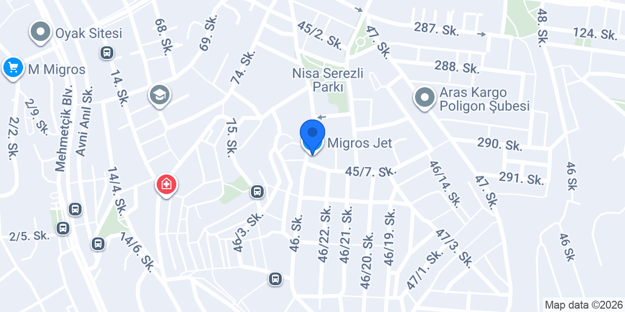 Migros Jet konumu