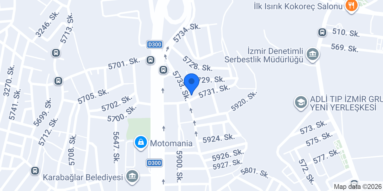 Deniz Oto Servis konumu