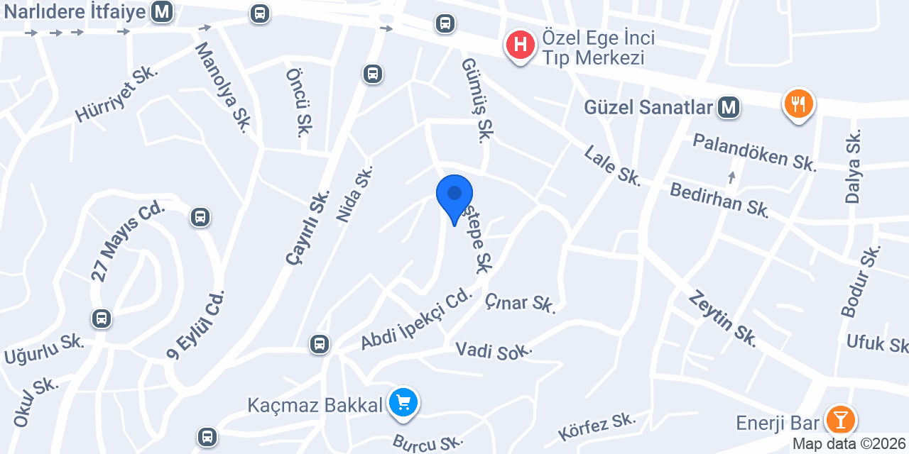 Narlıdere Cadde Elektrikçi konumu