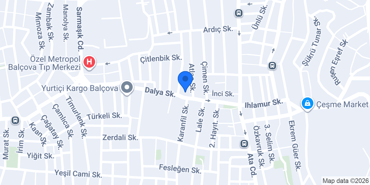 Balçova Pet Shop konumu