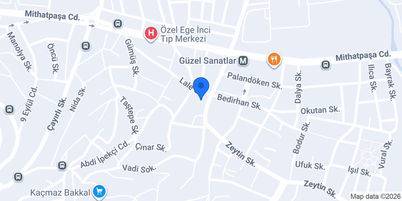 BRK Rent A Car konumu