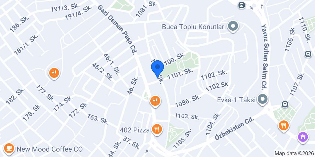 Özgök Otomatik Kapı Sistemleri konumu