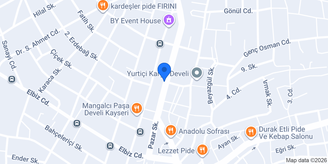 DEVELİ TURKUAZ GRUP konumu
