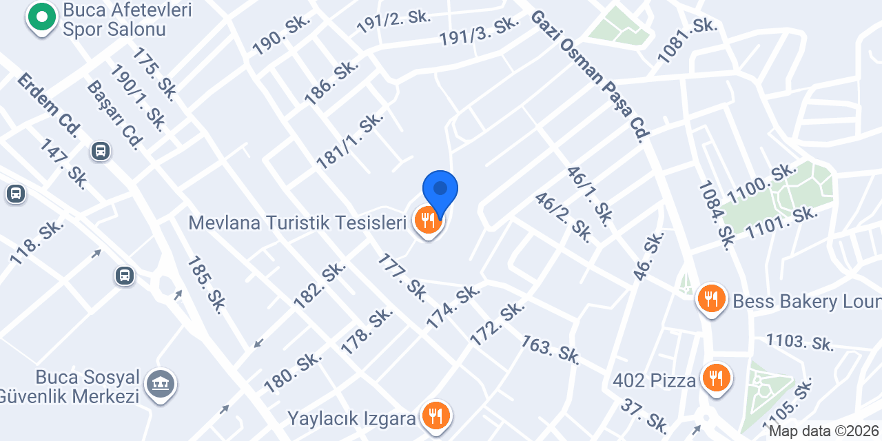 Mevlana Kafe konumu