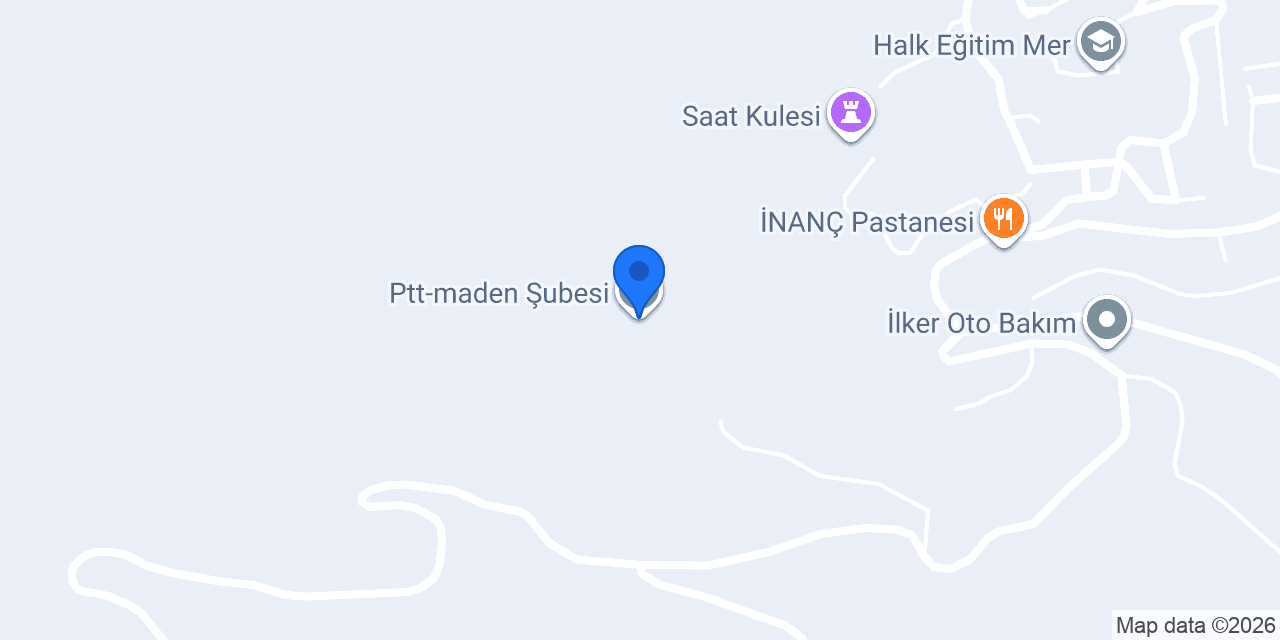 Ptt-maden Şubesi konumu