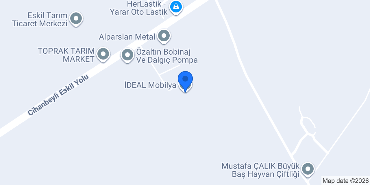 İDEAL Mobilya konumu