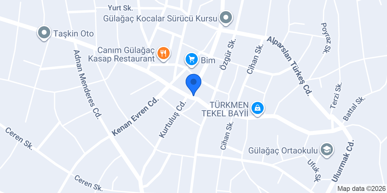 KUZEYİN YERİ RESTORANT konumu