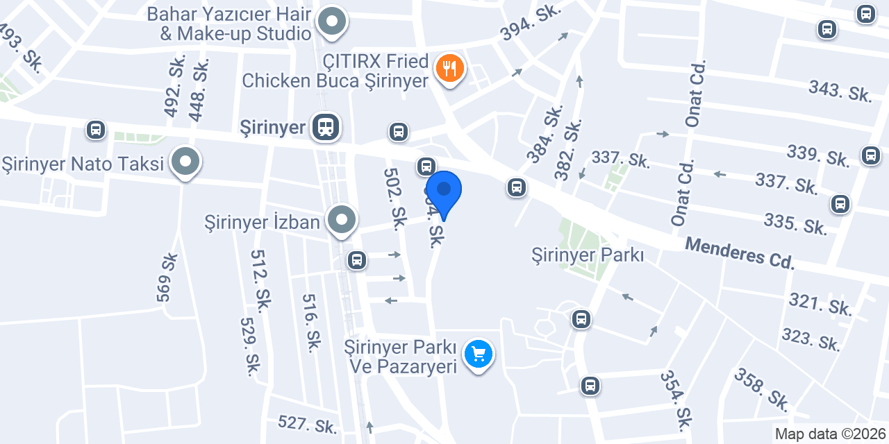 Şirinyer Tekel Shop konumu