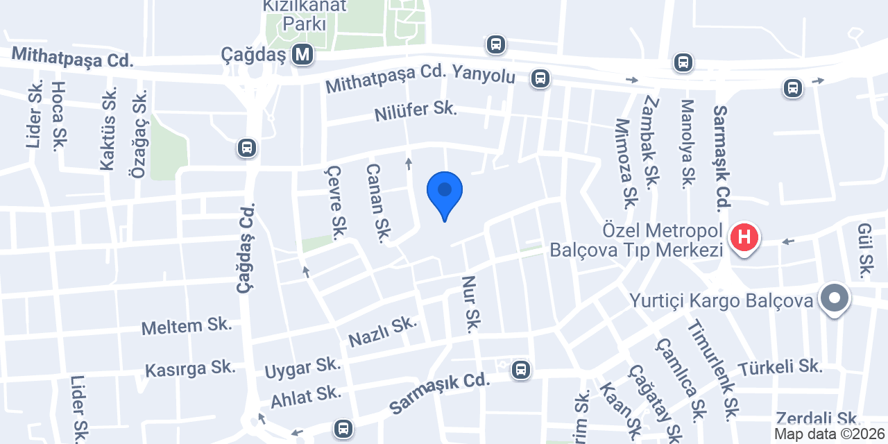 Balçova İlçe Nüfus Müdürlüğü konumu