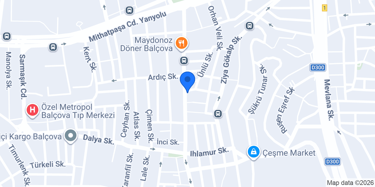 Zeybek Perde Evi konumu