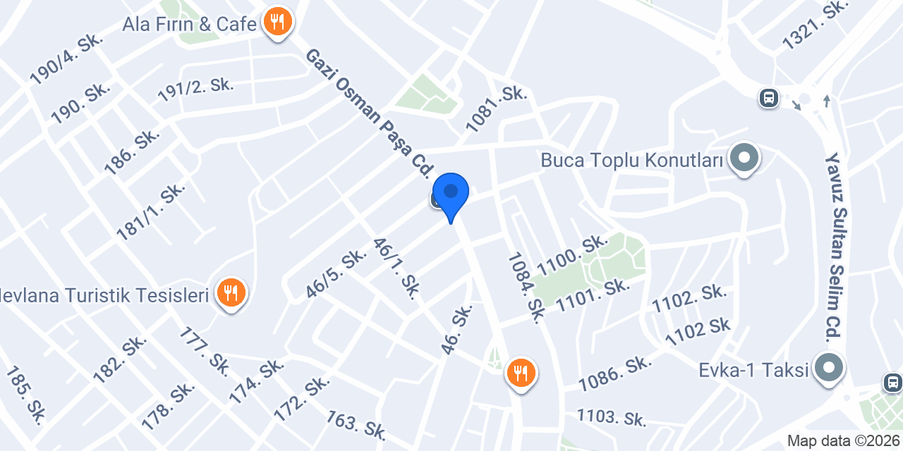 BUCA'NIN BAHARATÇISI konumu
