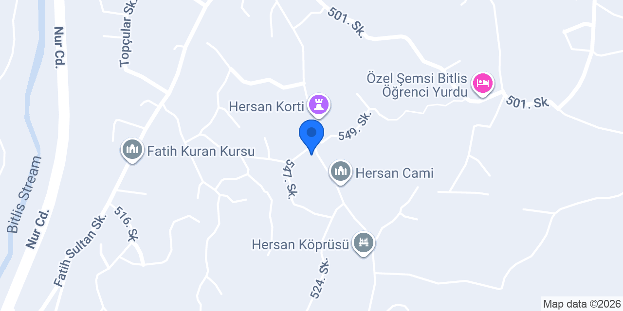 Bitlis Bal Şehri konumu