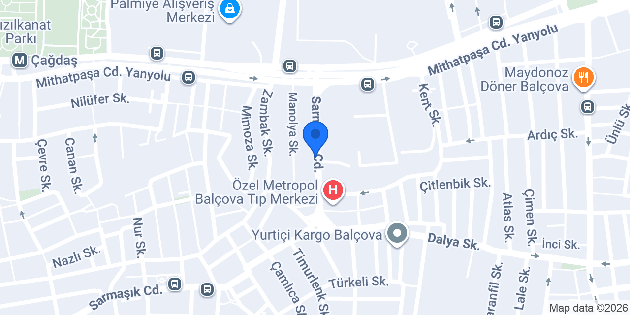 YONCA ÇELİK OPTİK konumu