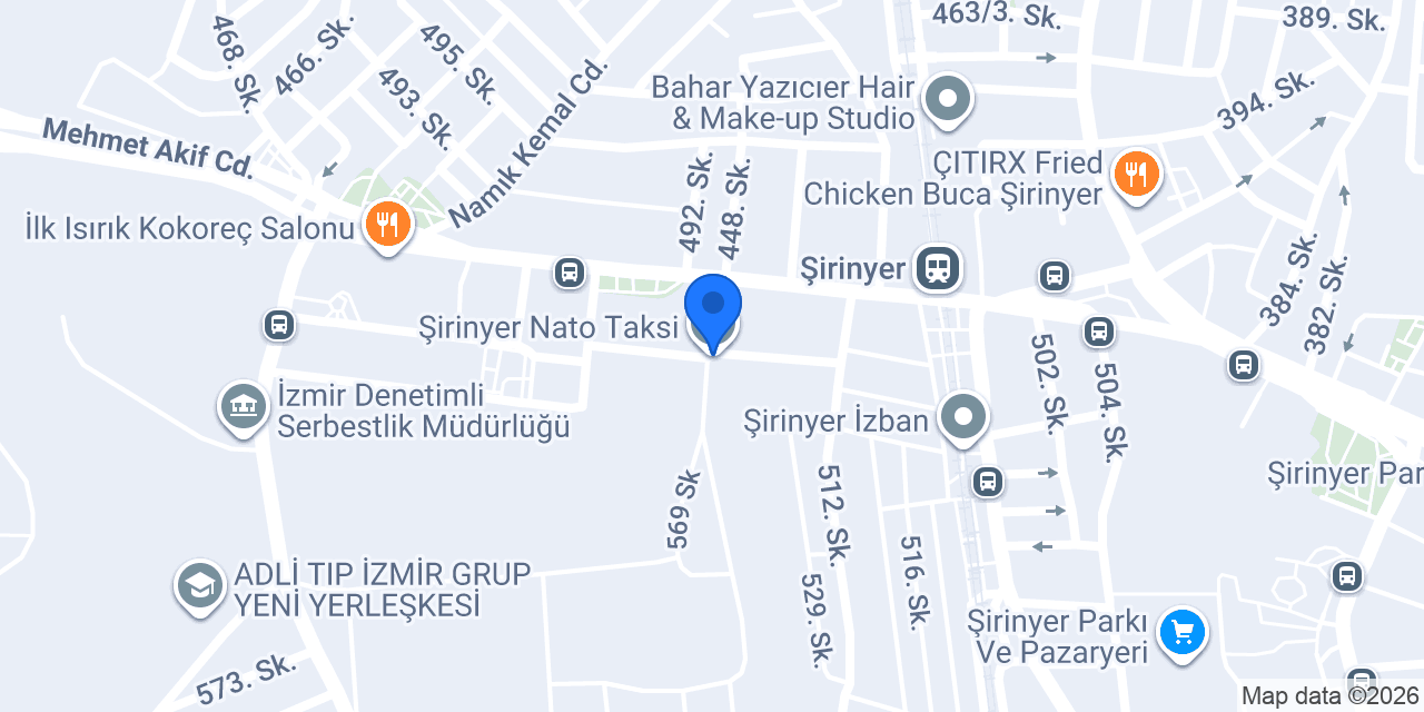 Şirinyer Nato Taksi konumu