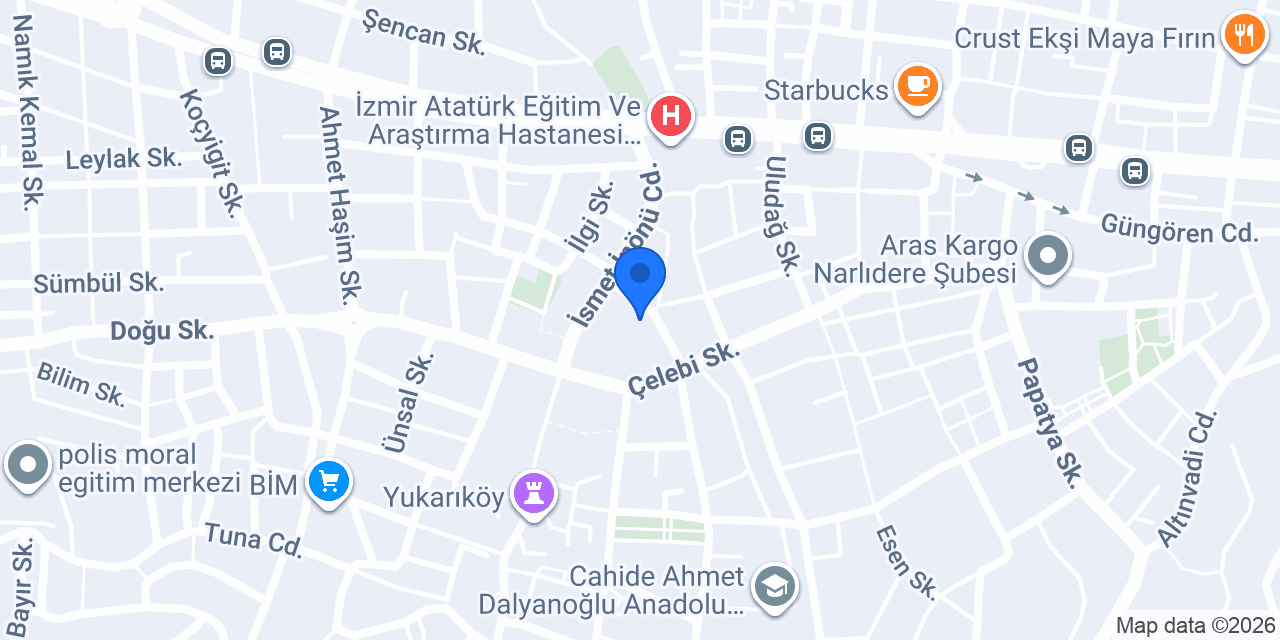 Da Cikolata Pastane konumu