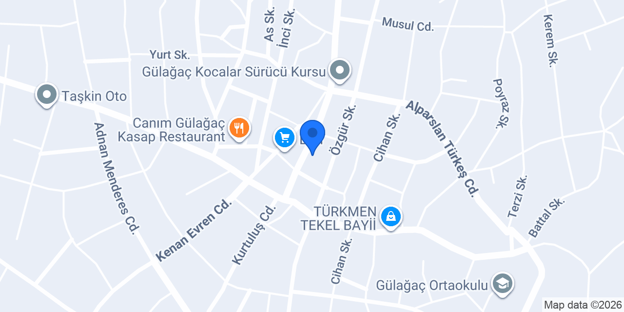 Gülağaç Hızır OrganizasyonTemizlik ve Çiçekçilik konumu