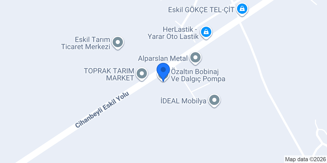 Özaltın Bobinaj Ve Dalgıç Pompa konumu