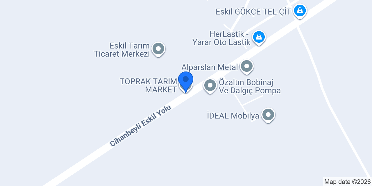 TOPRAK TARIM MARKET konumu