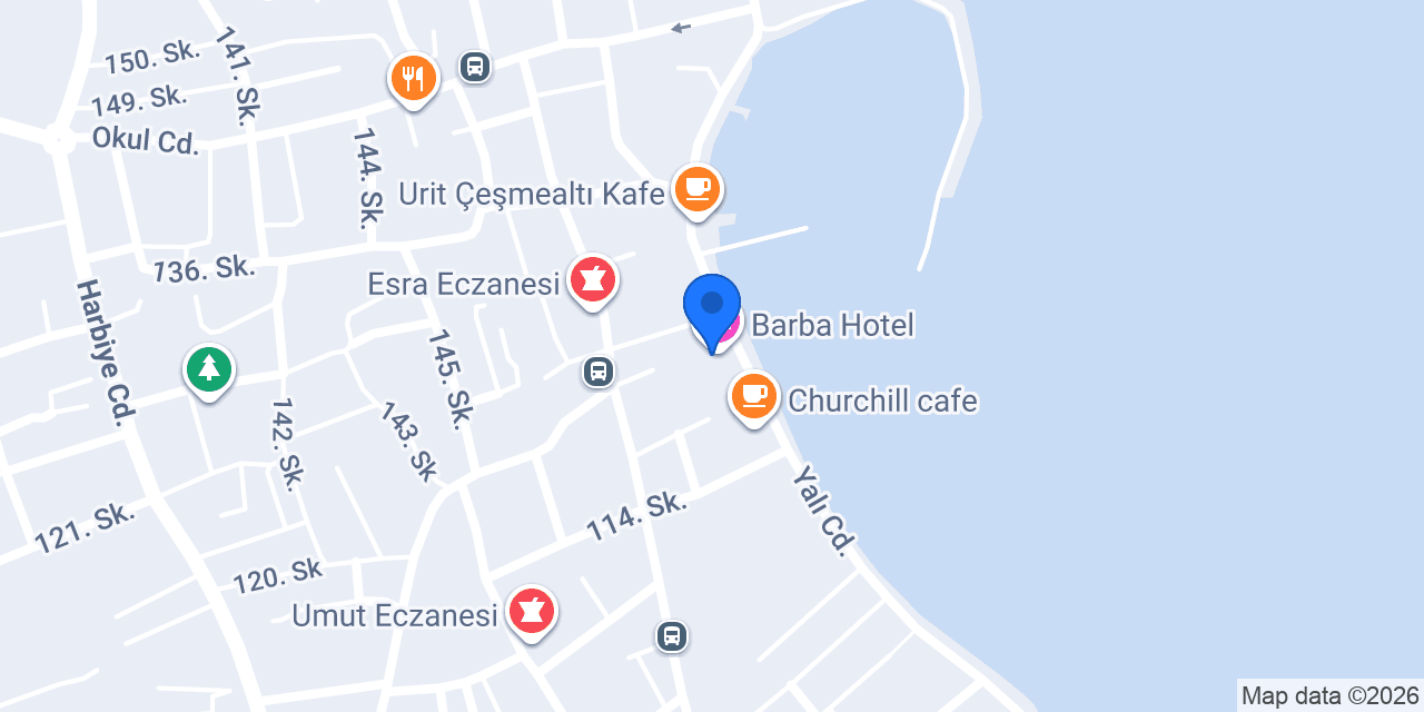 Barba Hotel konumu