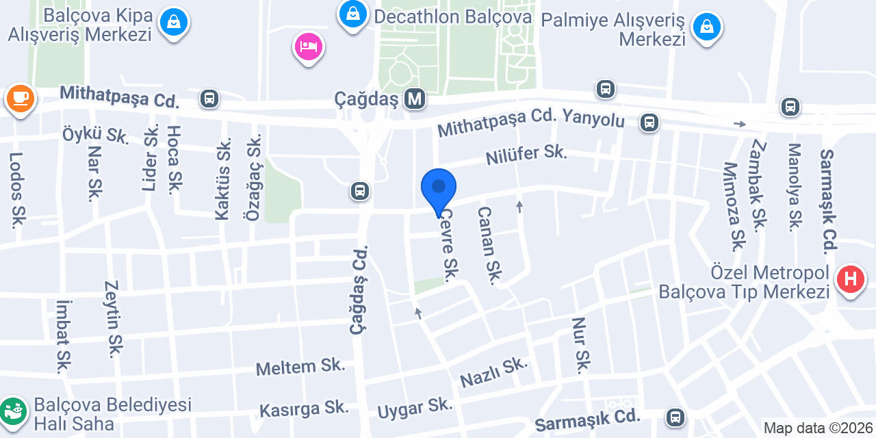 Koru Veteriner Kliniği konumu