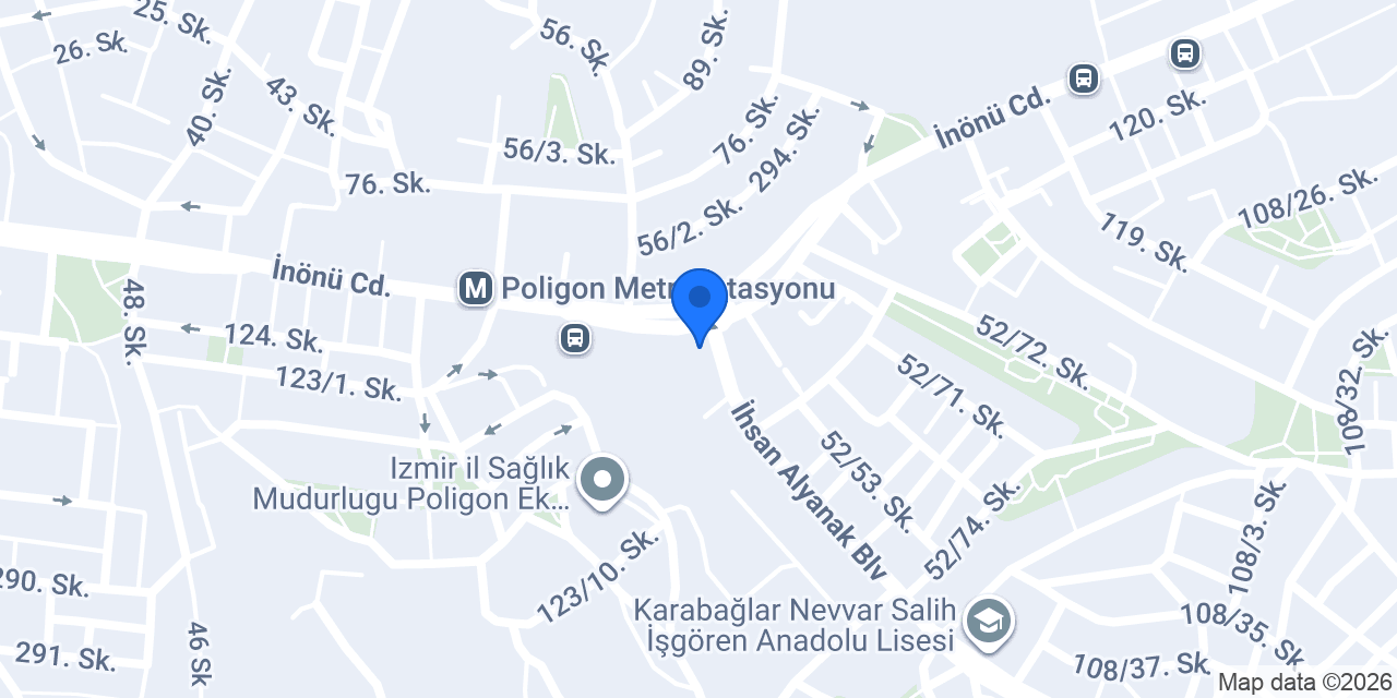 Poligon Eczanesi konumu