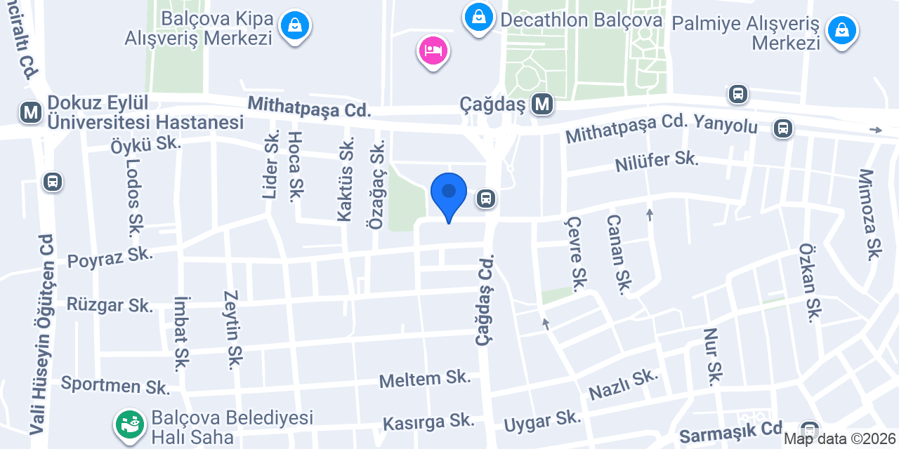 Teras Yapı konumu