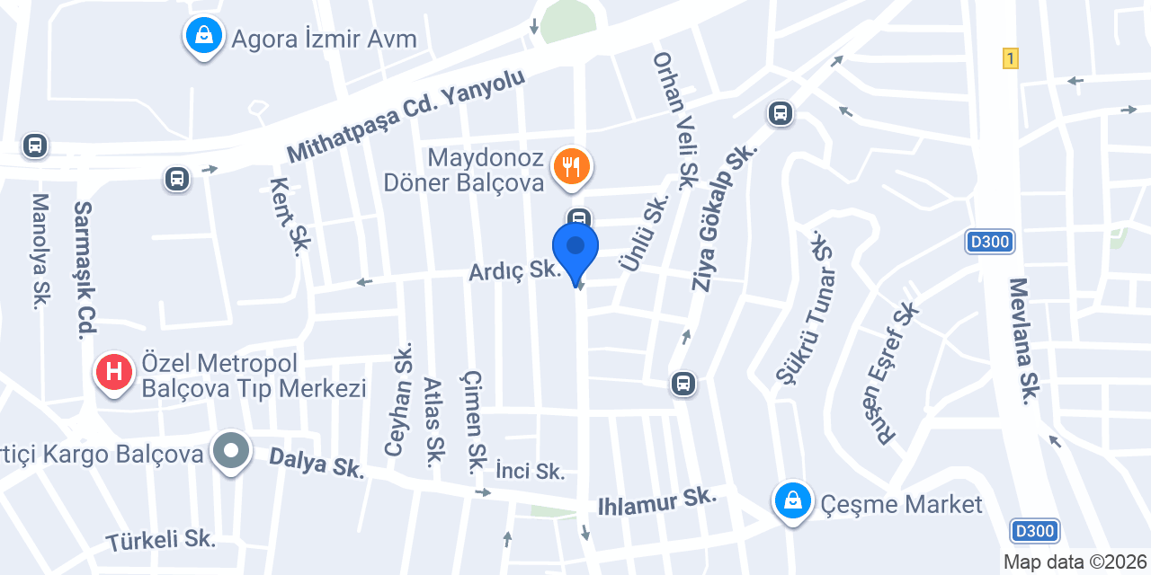 arfümeri Gülsedef konumu
