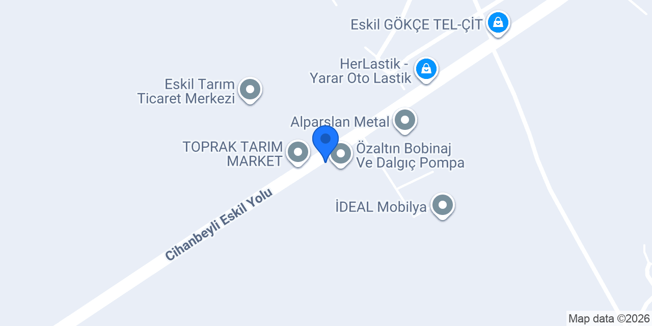 Yarar Tarım Market konumu