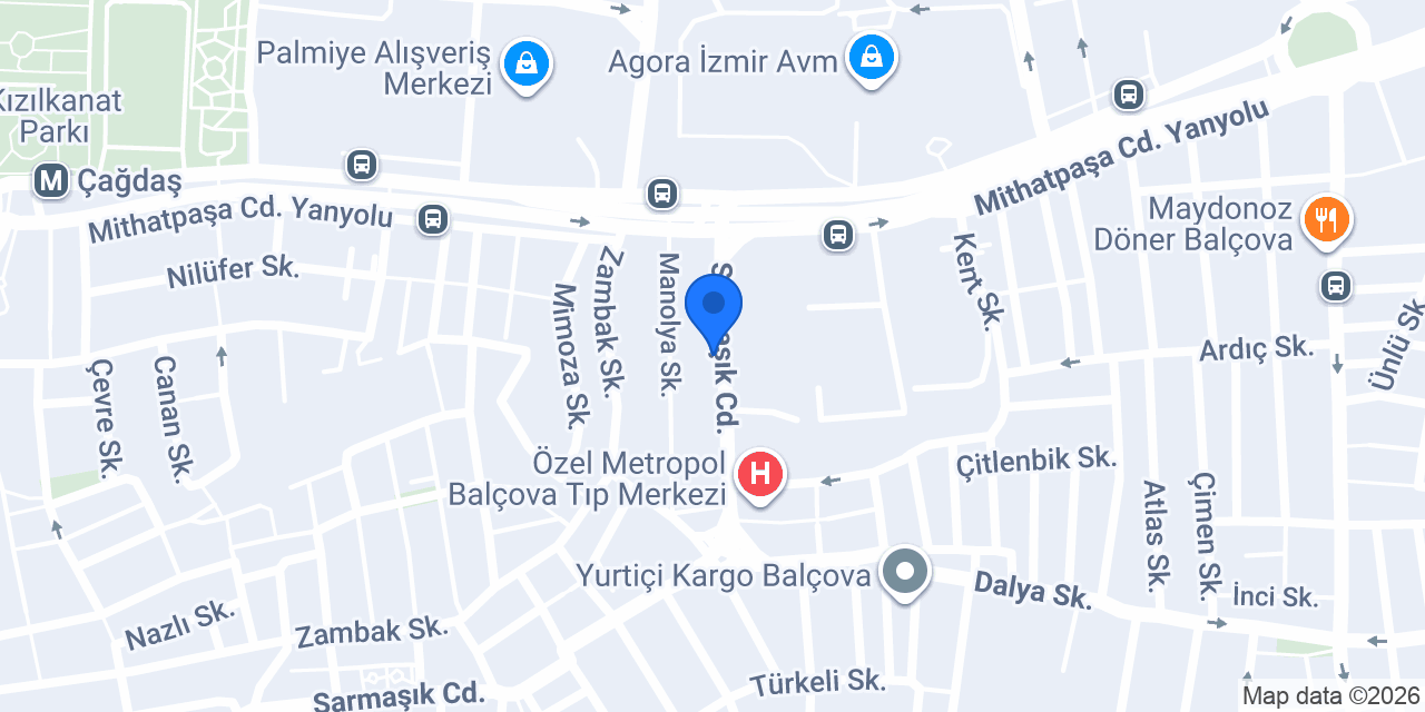 Balçova Fast Food konumu