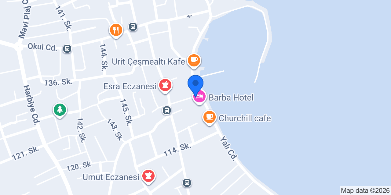 Ma-Si Urla Otel konumu