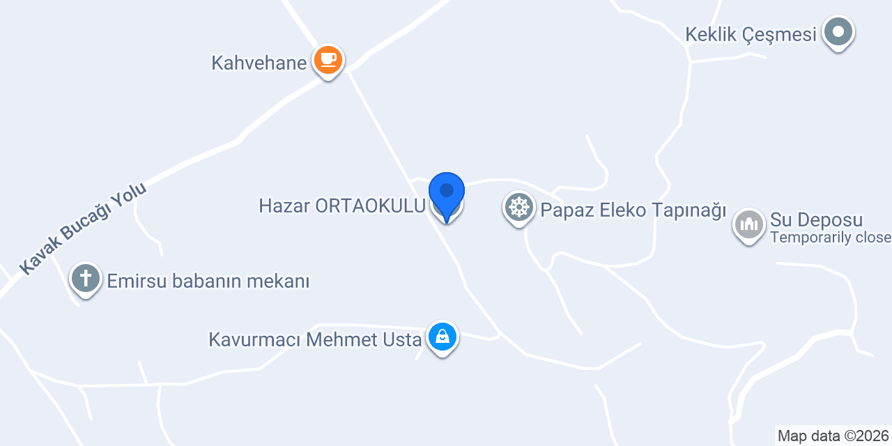 Hazar ORTAOKULU konumu