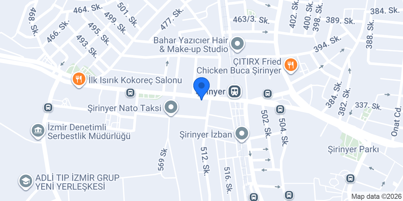 Şirinyer Çetmen konumu