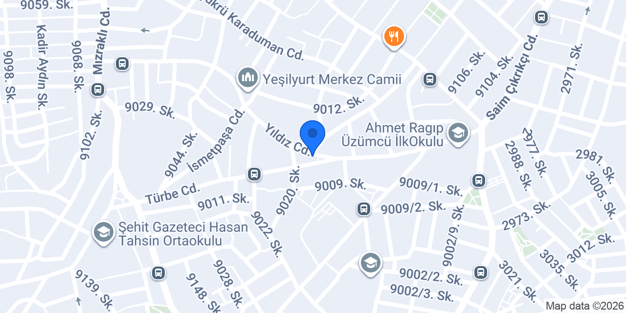 Nilberk Sürücü Kursu konumu