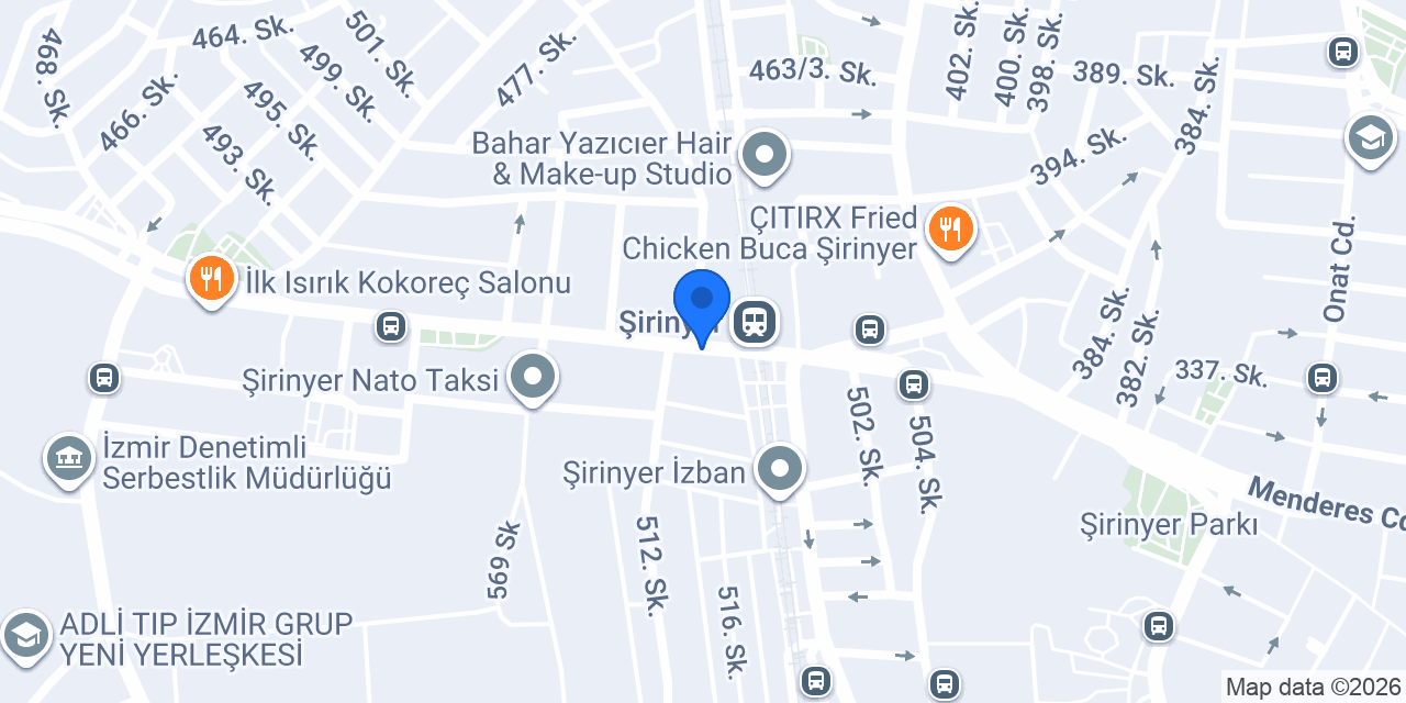 Konfor Yatak Şirinyer konumu