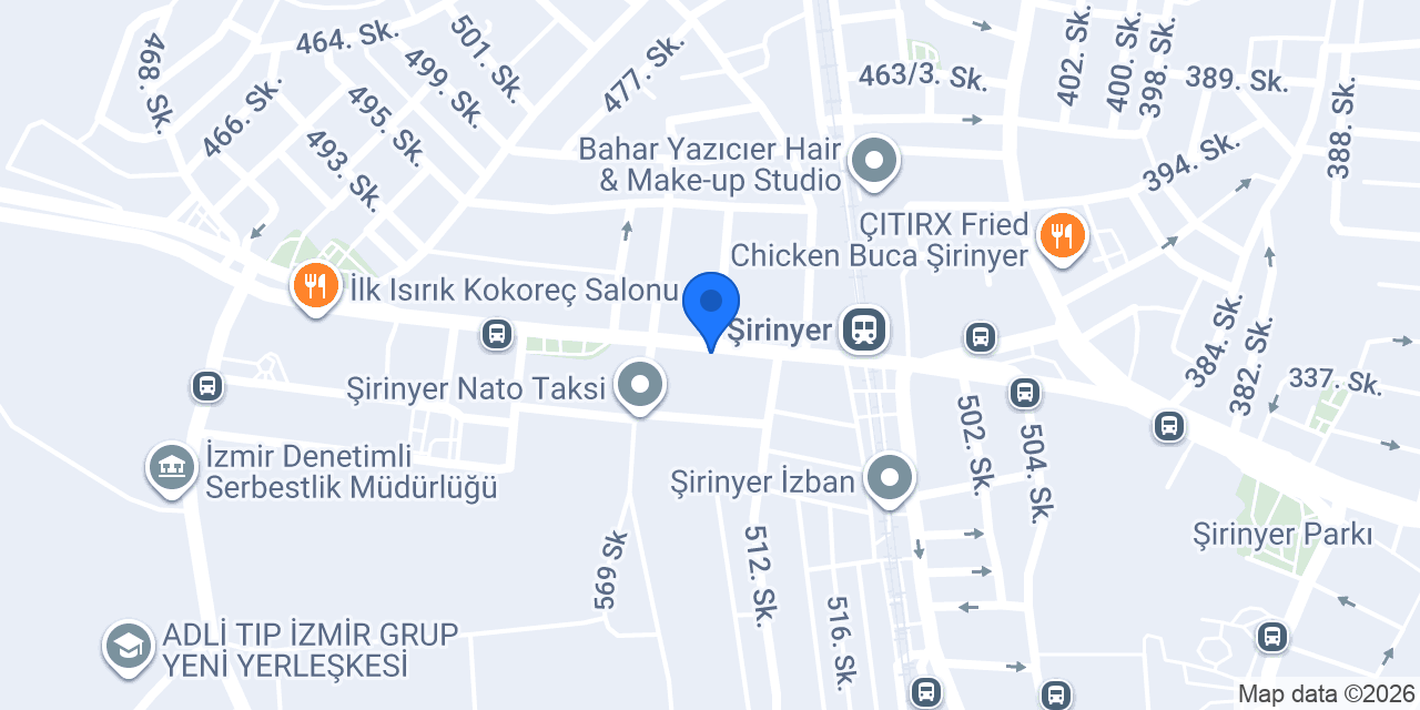 EKOLEV MOBİLYA / ŞİRİNYER konumu