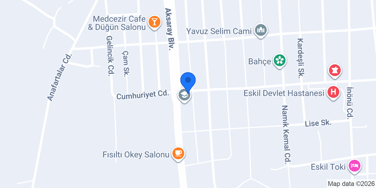Bozkıl mobilya konumu